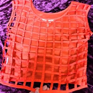 Black Poppy Open Back Shirt